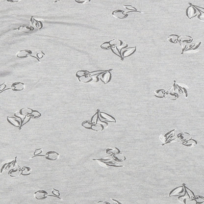 Womens UK Size M Monsoon Grey Basic T-Shirt