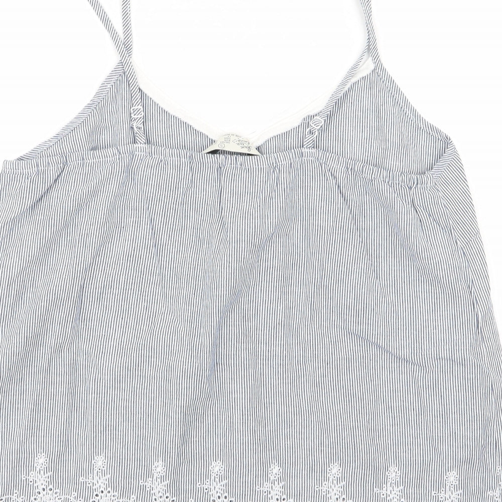 Womens UK Size 10 love to lounge Blue Camisole Tank