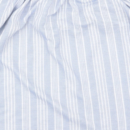 Asda George Womens Blue Striped  Basic T-Shirt Size 12