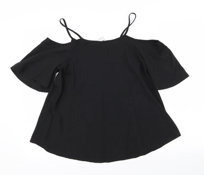 Womens UK Size S VERO MODA Black Camisole Tank