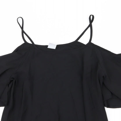 Womens UK Size S VERO MODA Black Camisole Tank