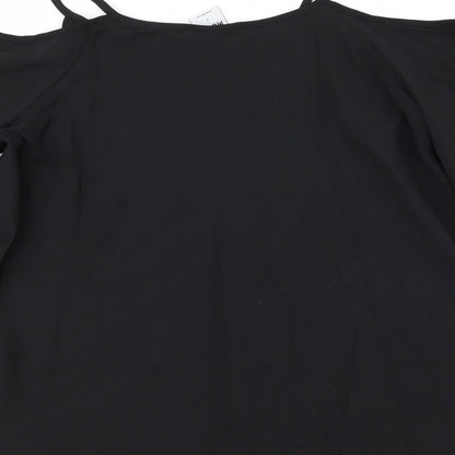Womens UK Size S VERO MODA Black Camisole Tank