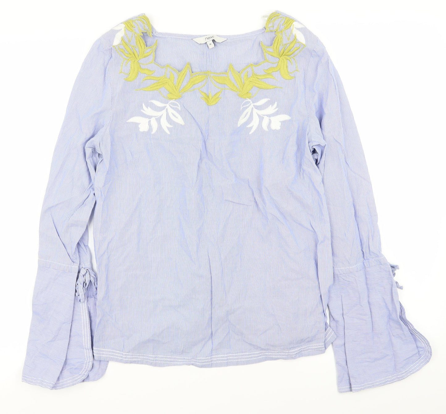 Womens UK Size 10 NEXT Blue Basic T-Shirt