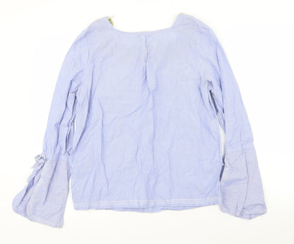 Womens UK Size 10 NEXT Blue Basic T-Shirt