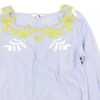 Womens UK Size 10 NEXT Blue Basic T-Shirt