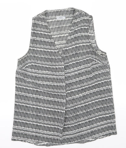 Papaya Womens Multicoloured Geometric  Basic Blouse Size 12