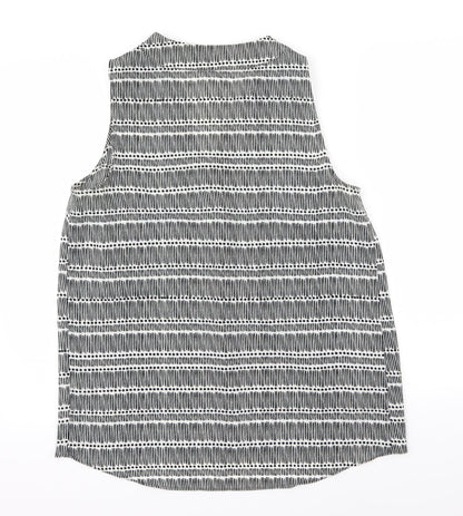 Papaya Womens Multicoloured Geometric  Basic Blouse Size 12