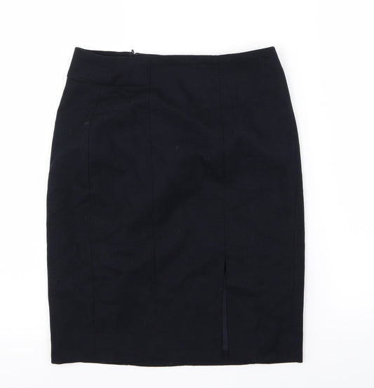 H&M Womens Blue   A-Line Skirt Size 8