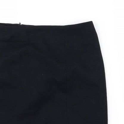 H&M Womens Blue   A-Line Skirt Size 8