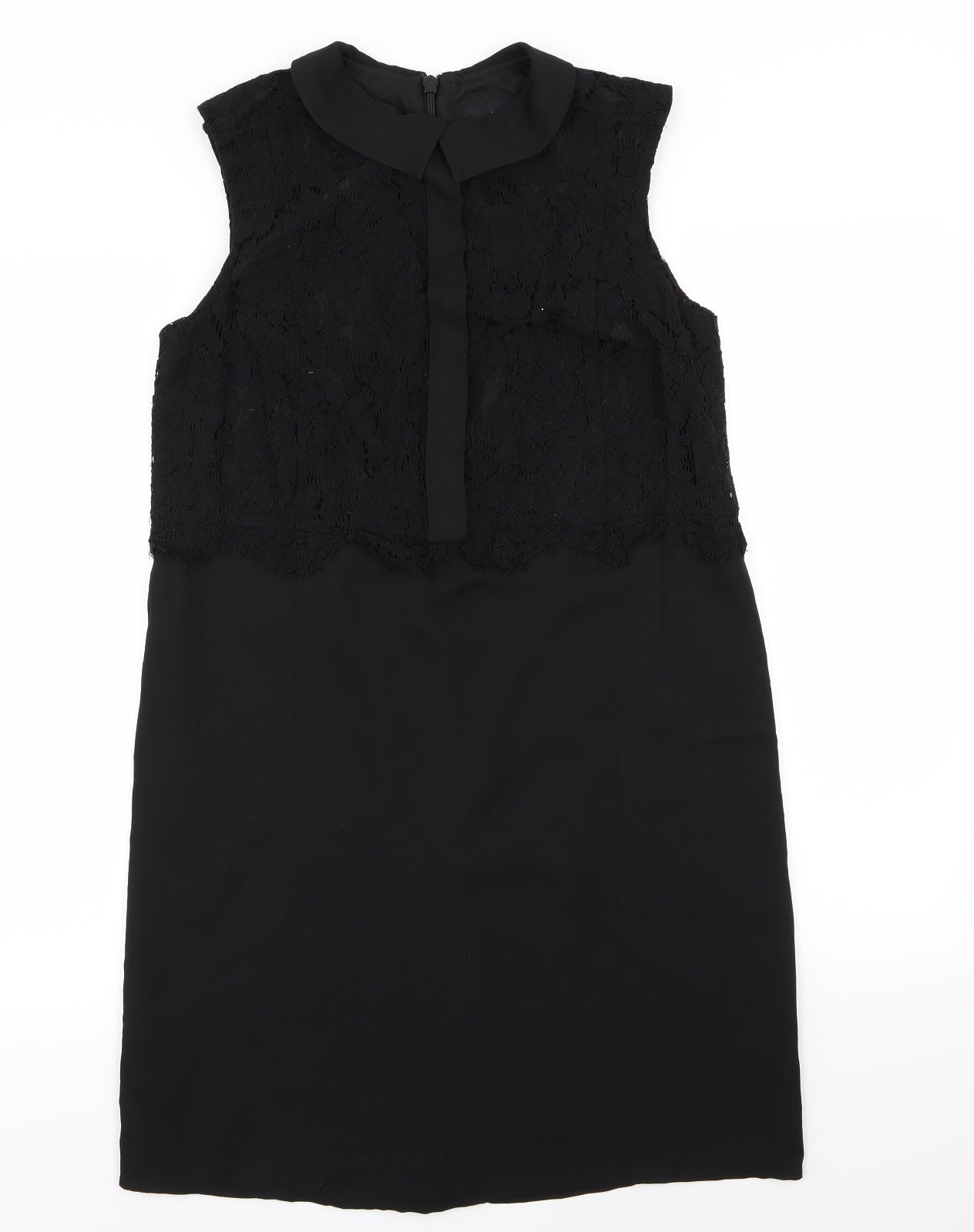 NEXT Womens Black Floral  A-Line  Size 10