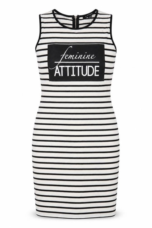 Amisu Womens Silver Striped  A-Line  Size 10