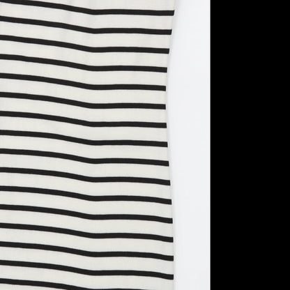Amisu Womens Silver Striped  A-Line  Size 10