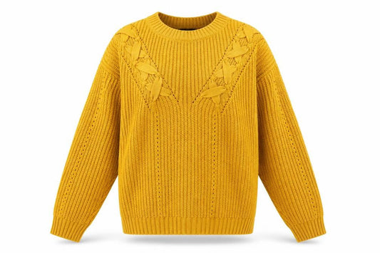 Primark Womens Yellow   Pullover Jumper Size M