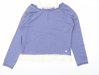 New Look Womens Blue   Pullover Jumper Size 10