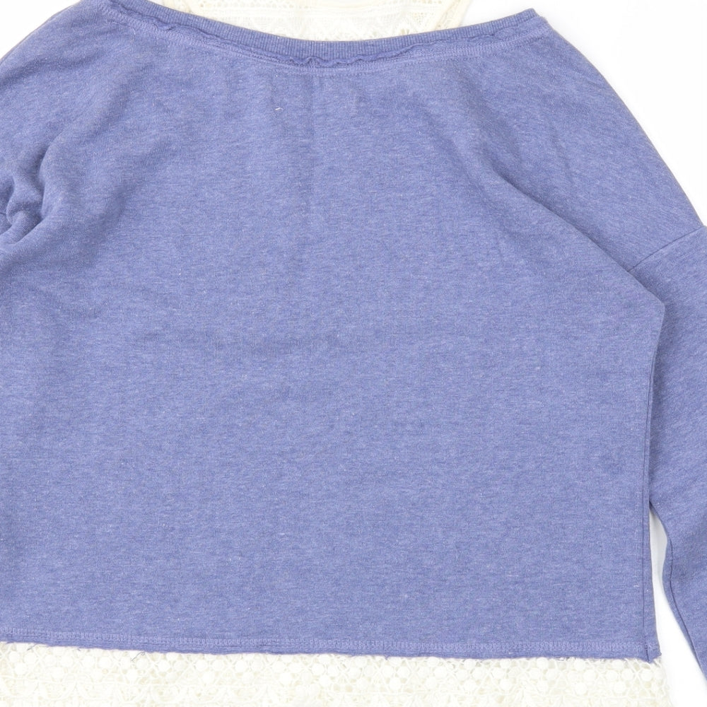 New Look Womens Blue   Pullover Jumper Size 10