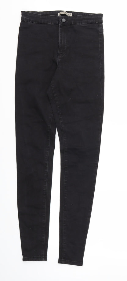Denim &co  Womens Black Houndstooth  Skinny Jeans Size 10 L30 in