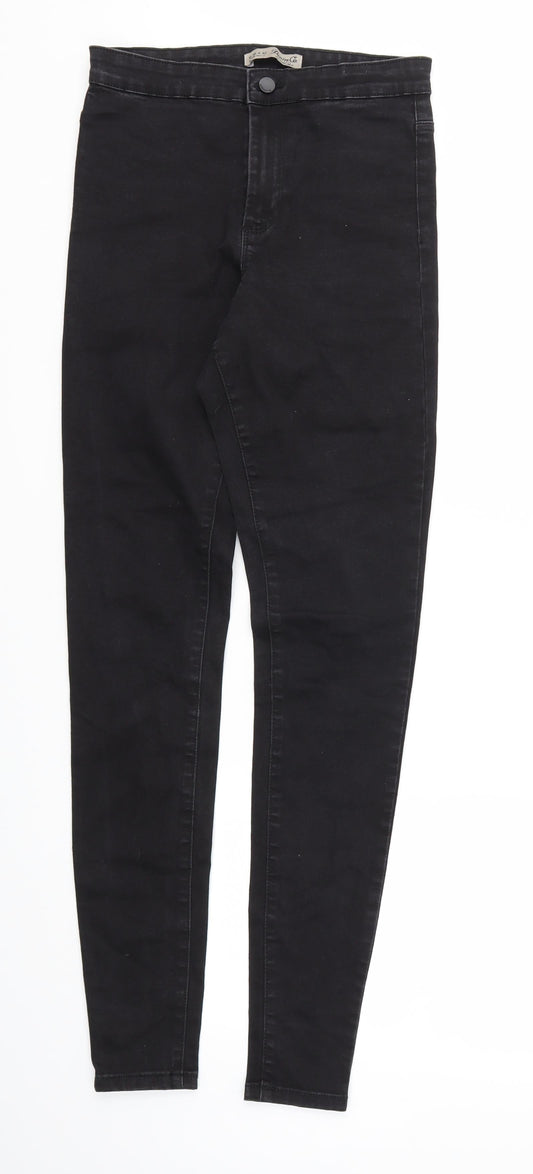 Denim &co  Womens Black Houndstooth  Skinny Jeans Size 10 L30 in