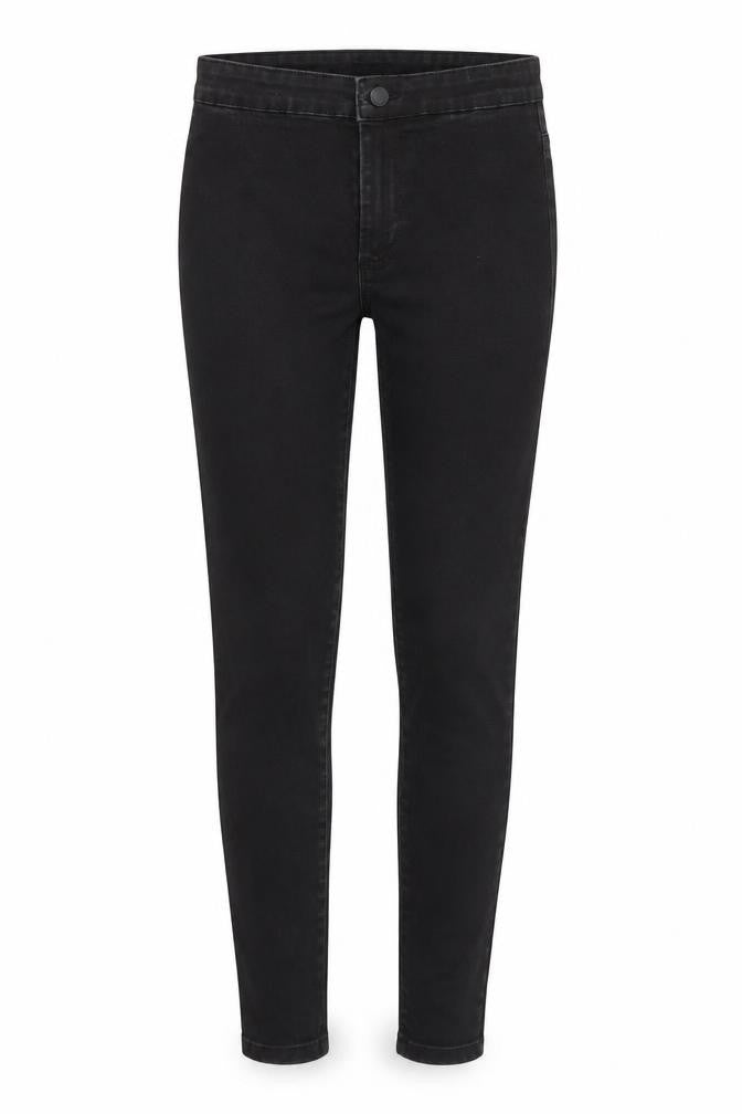 Denim & Co.  Womens Black Houndstooth  Skinny Jeans Size 10 L30 in