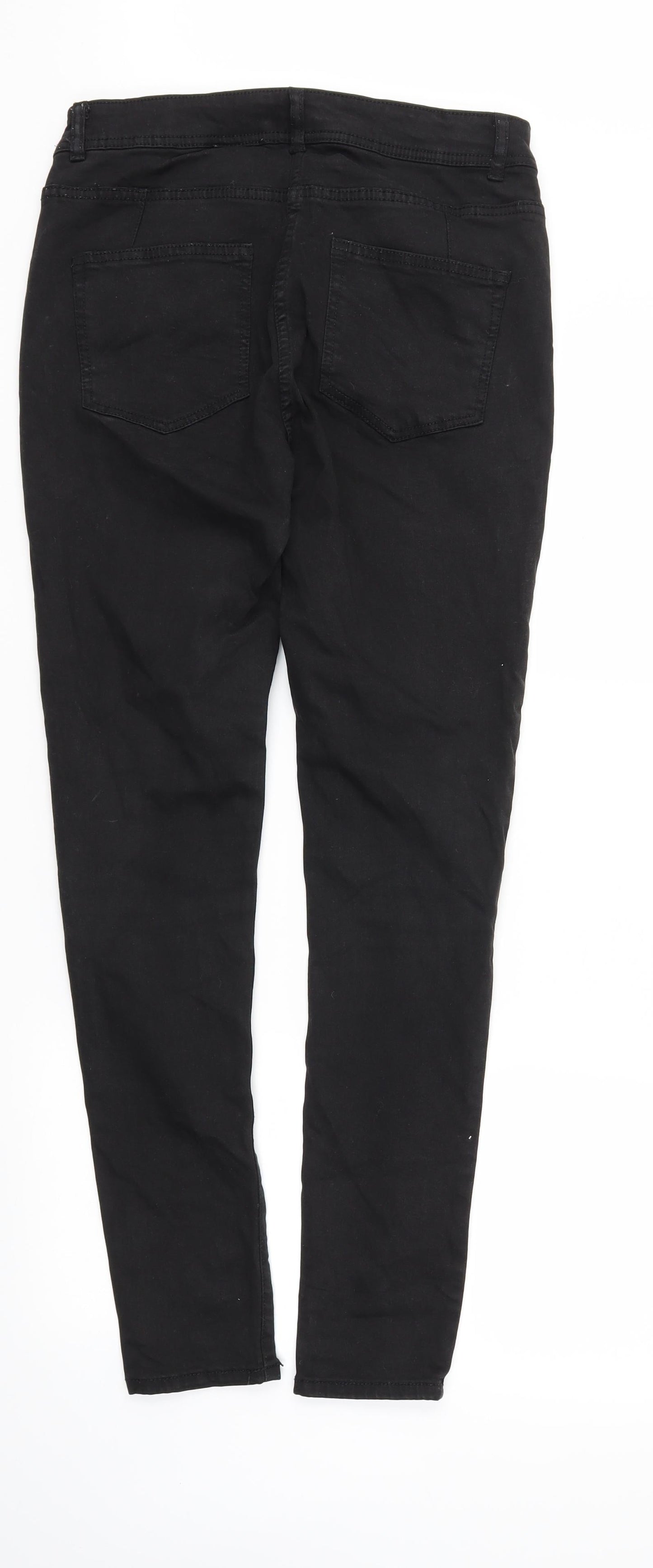 NEXT Womens Black   Skinny Jeans Size 10 L30 in