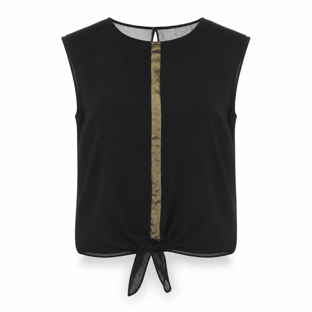 Womens UK Size 12 ASOS Black Basic Blouse
