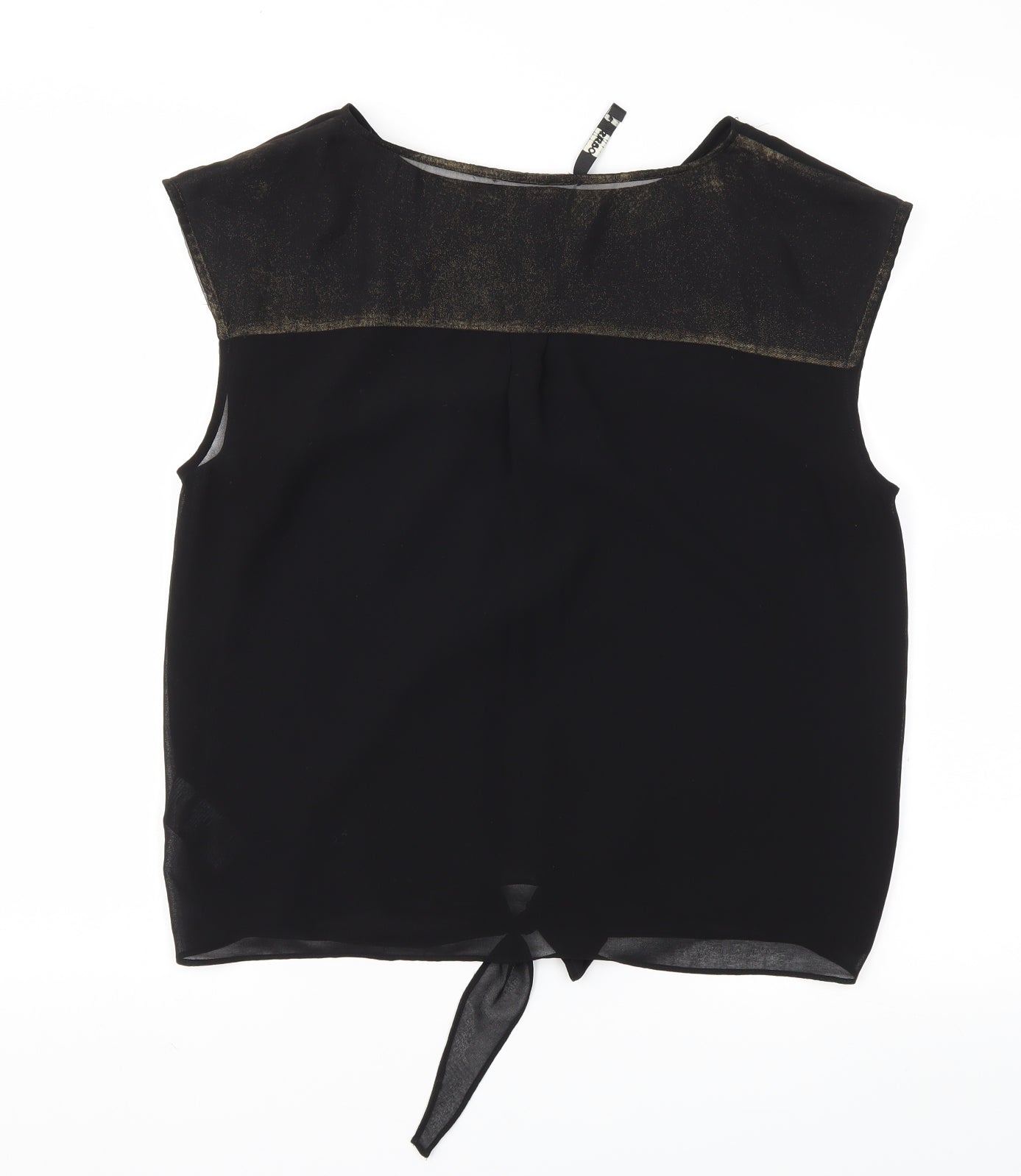 Womens UK Size 12 ASOS Black Basic Blouse