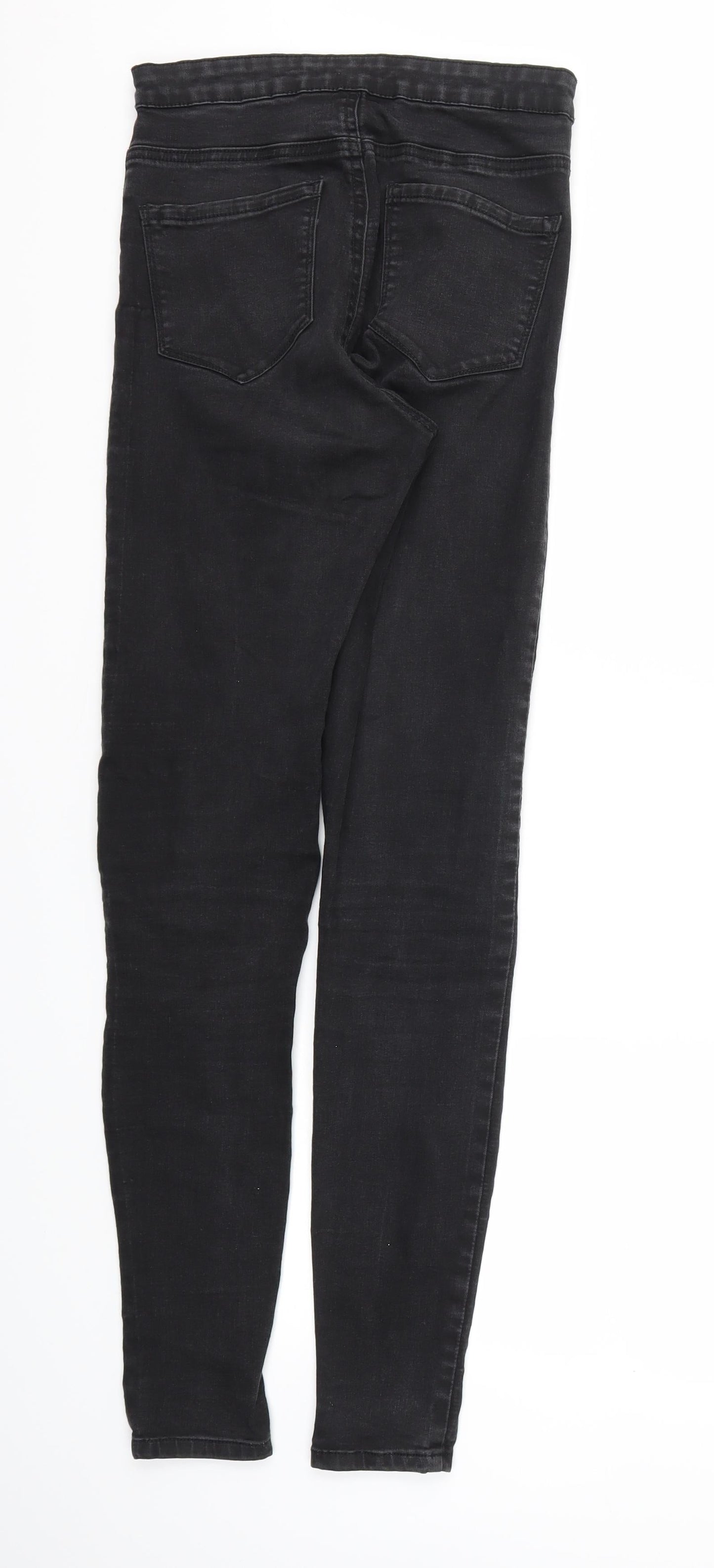 Denim & Co. Womens Black   Skinny Jeans Size 10 L31 in