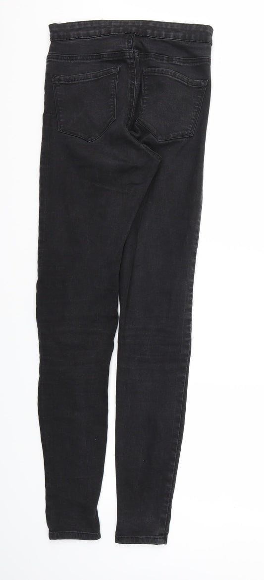 Denim & Co. Womens Black   Skinny Jeans Size 10 L31 in