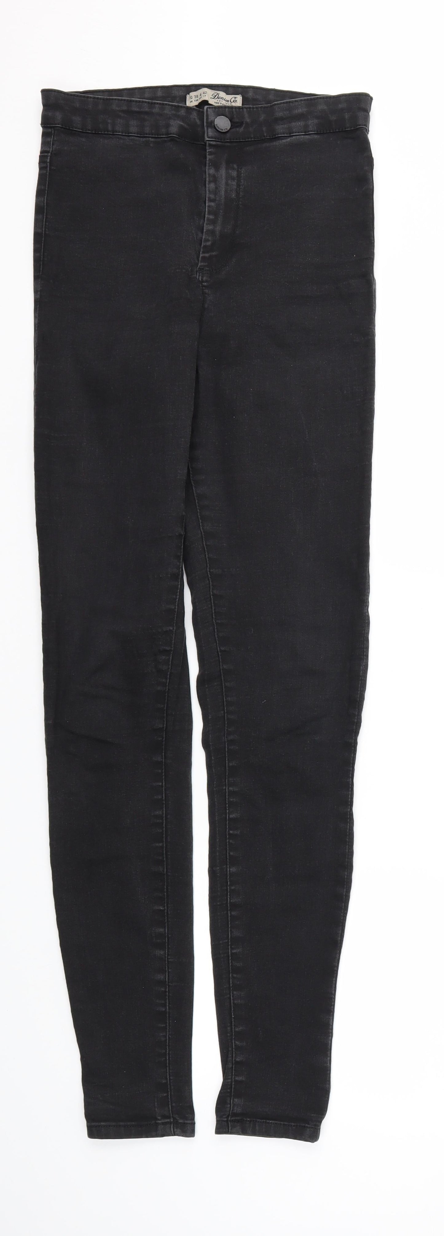 Denim & Co. Womens Black   Skinny Jeans Size 10 L31 in