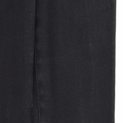Denim & Co. Womens Black   Skinny Jeans Size 10 L31 in
