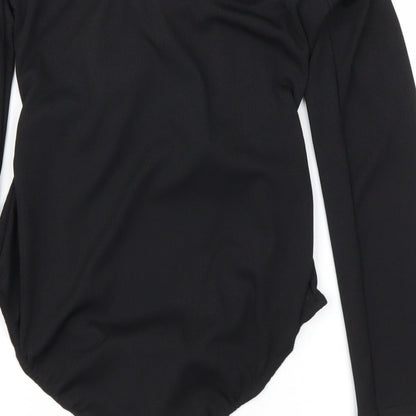 Fashion Union Womens Black   Bodysuit One-Piece Size 10