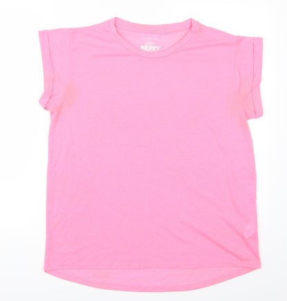 Womens UK Size 14 Atmosphere Pink Basic T-Shirt