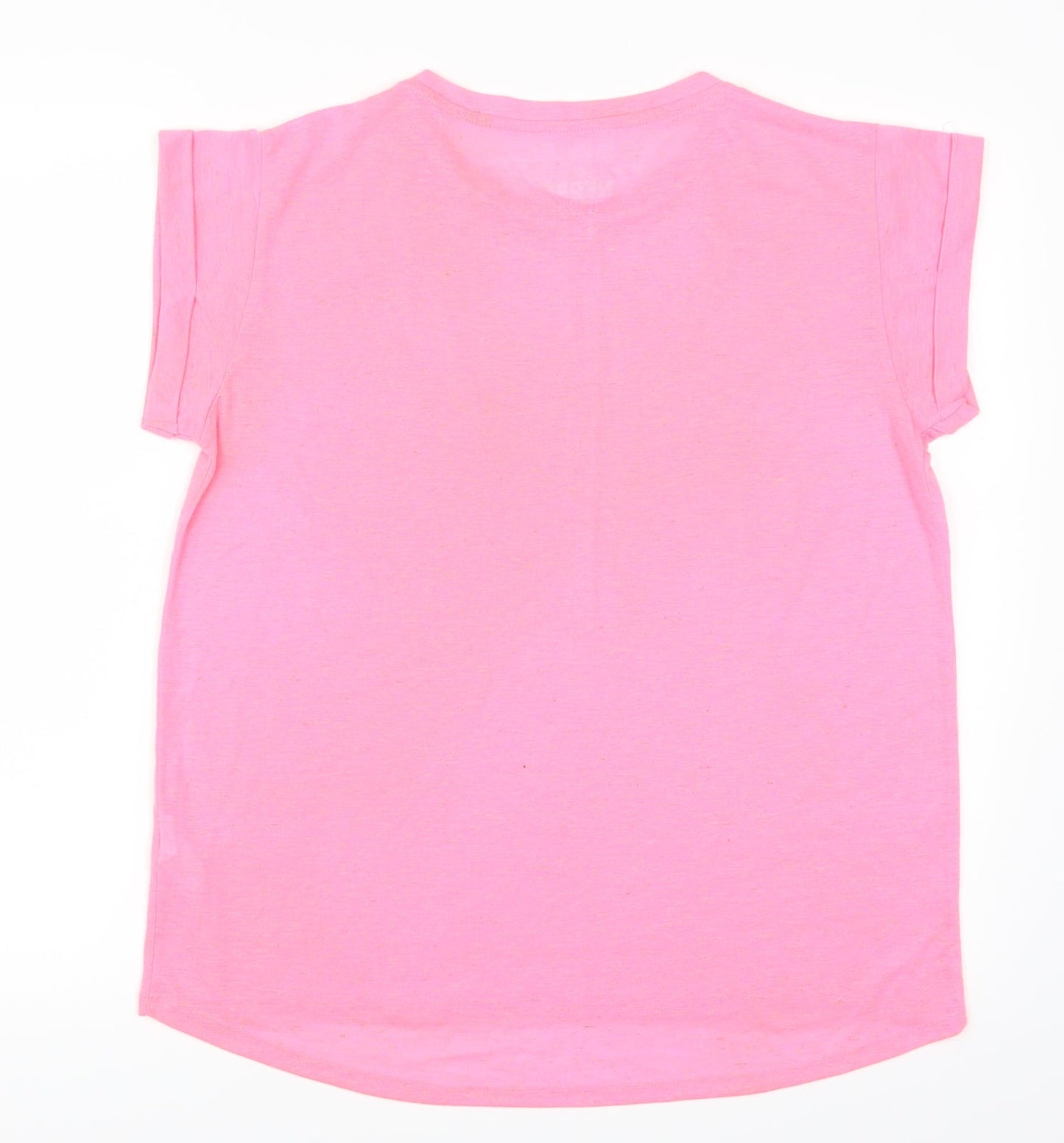 Womens UK Size 14 Atmosphere Pink Basic T-Shirt