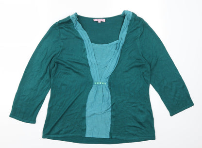 Per Una Womens Blue   Pullover Jumper Size 14