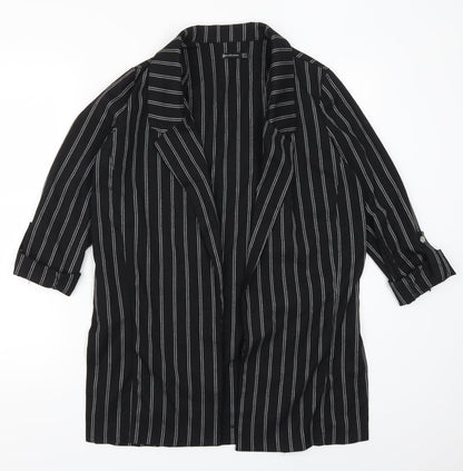 Womens UK Size S Stradivarius Black Jacket