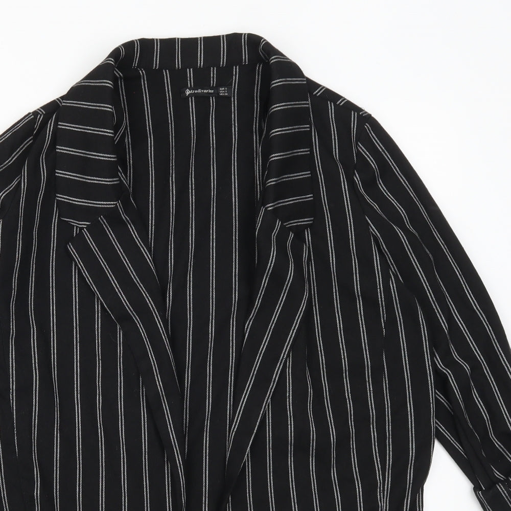 Womens UK Size S Stradivarius Black Jacket