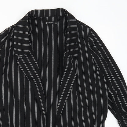 Womens UK Size S Stradivarius Black Jacket