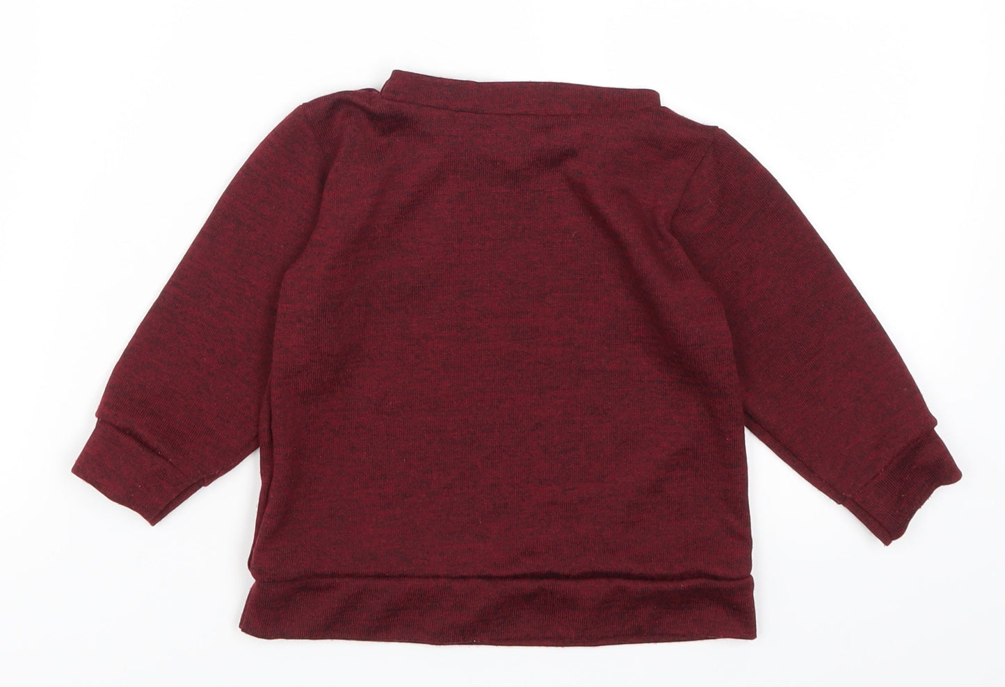 QED London Girls Red   Pullover Sweatshirt Size 2-3 Years