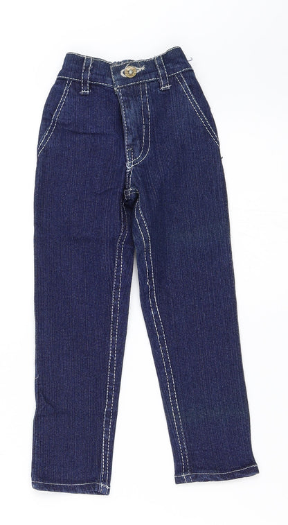 Preworn Girls Blue  Denim Skinny Jeans Size 2 Years
