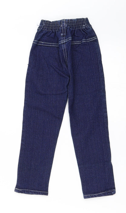 Preworn Girls Blue  Denim Skinny Jeans Size 2 Years