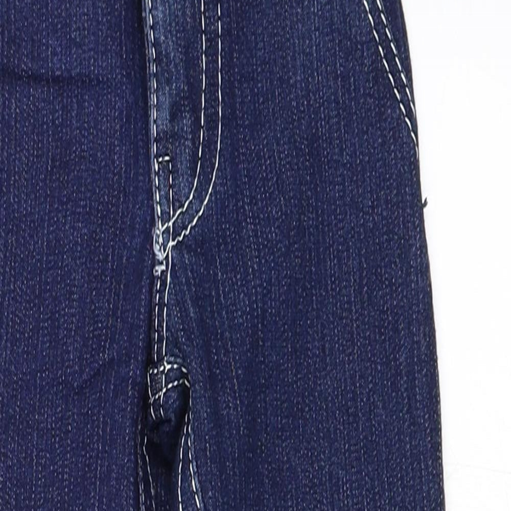 Preworn Girls Blue  Denim Skinny Jeans Size 2 Years