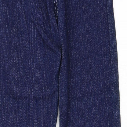 Preworn Girls Blue  Denim Skinny Jeans Size 2 Years