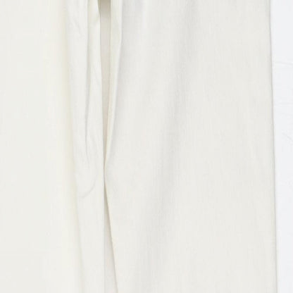 Womens UK Size 6 Warehouse Regular Fit Skinny White Jeans
