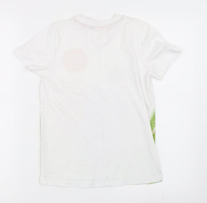 Preworn Boys White   Basic T-Shirt Size 9-10 Years  - sport relief 2018