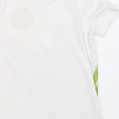 Preworn Boys White   Basic T-Shirt Size 9-10 Years  - sport relief 2018
