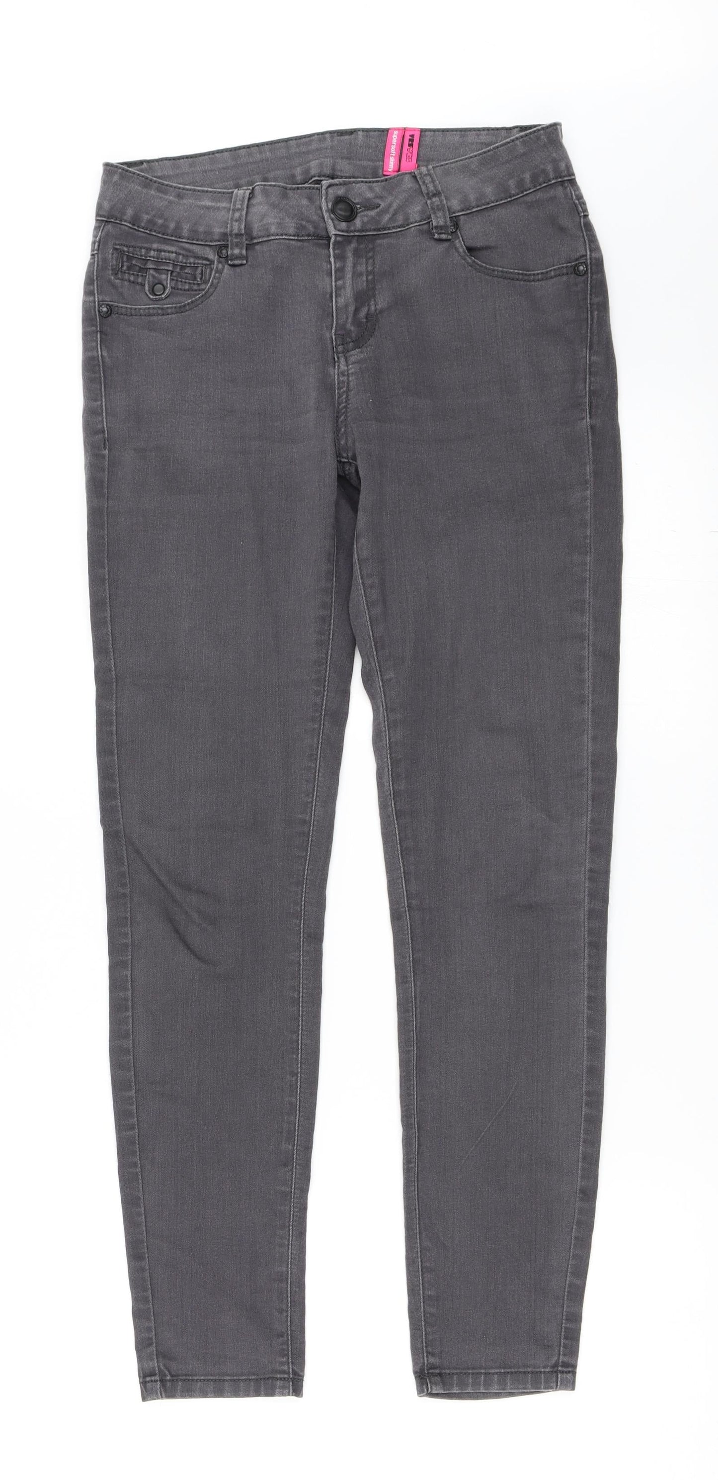 Womens UK Size 8 YESYES Regular Fit Skinny Black Jeans