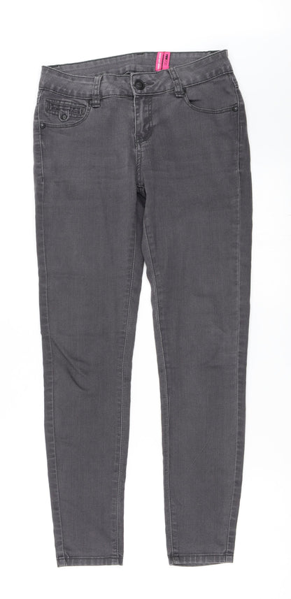 Womens UK Size 8 YESYES Regular Fit Skinny Black Jeans