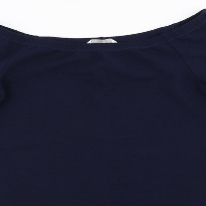 George Womens Blue   Basic Blouse Size 12