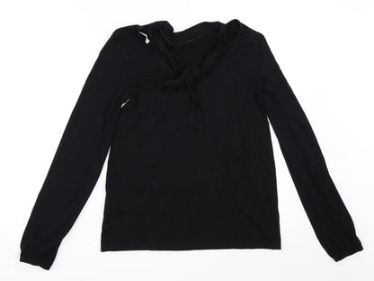 Warehouse Womens Black   Basic T-Shirt Size 8