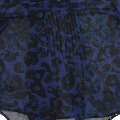 Womens UK Size 10 NEXT Blue Basic Blouse