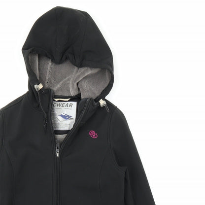 Rodeo Womens Black   Windbreaker Jacket Size 8